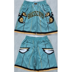 Men Charlotte Hornets Teal Shorts