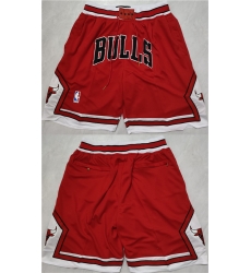 Men Chicago Bulls Red Shorts Run Small Men Chicago Bulls Red Shorts Run Small