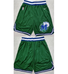 Men Dallas Mavericks Green Shorts Run Small Men Dallas Mavericks Green Shorts Run Small