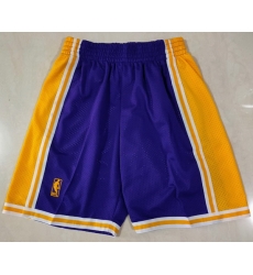 Los Angeles Lakers Purple Gold Shorts Los Angeles Lakers Purple Gold Shorts