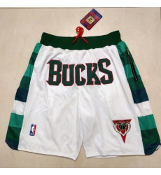 Milwaukee Bucks Basketball Shorts 011 Milwaukee Bucks Basketball Shorts 011