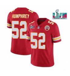 Men Women Youth Toddler Kansas City Chiefs 52 Creed Humphrey Red Super Bowl LVII Patch Vapor Untouchable Limited Stitched Jersey Men Women Youth Toddler Kansas City Chiefs 52 Creed Humphrey Red Super Bowl LVII Patch Vapor Untouchable Limited Stitched Jersey
