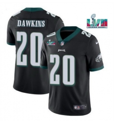 Men Women Youth Toddler Philadelphia Eagles 20 Brian Dawkins Black Super Bowl LVII Patch Vapor Untouchable Limited Stitched Jersey Men Women Youth Toddler Philadelphia Eagles 20 Brian Dawkins Black Super Bowl LVII Patch Vapor Untouchable Limited Stitched Jersey