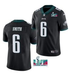 Men Women Youth Toddler Philadelphia Eagles 6 DeVonta Smith Black Super Bowl LVII Patch Vapor Untouchable Limited Stitched Jersey Men Women Youth Toddler Philadelphia Eagles 6 DeVonta Smith Black Super Bowl LVII Patch Vapor Untouchable Limited Stitched Jersey