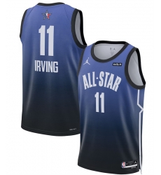 Men 2023 All Star 11 Kyrie Irving Blue Game Swingman Stitched Basketball Jersey Men 2023 All Star 11 Kyrie Irving Blue Game Swingman Stitched Basketball Jersey