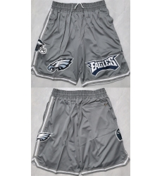Men Philadelphia Eagles Grey Shorts Men Philadelphia Eagles Grey Shorts