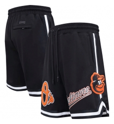 Men Baltimore Orioles Black Shorts Men Baltimore Orioles Black Shorts