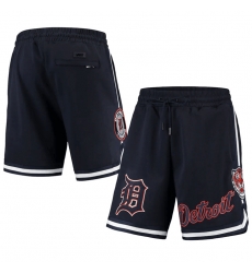 Men Detroit Tigers Navy Team Shorts Men Detroit Tigers Navy Team Shorts