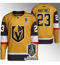 Men Women Youth Vegas Golden Knights #23 Alec Martinez Gold 2023 Stanley Cup Champions Stitched Jersey Men Women Youth Vegas Golden Knights #23 Alec Martinez Gold 2023 Stanley Cup Champions Stitched Jersey