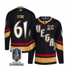 Men Women Youth Vegas Golden Knights #61 Mark Stone Black 2023 Stanley Cup Champions Reverse Retro Stitched Jersey Men Women Youth Vegas Golden Knights #61 Mark Stone Black 2023 Stanley Cup Champions Reverse Retro Stitched Jersey