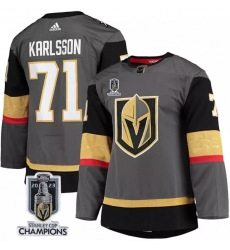 Men Women Youth Vegas Golden Knights #71 William Karlsson Gray 2023 Stanley Cup Champions Stitched Jersey Men Women Youth Vegas Golden Knights #71 William Karlsson Gray 2023 Stanley Cup Champions Stitched Jersey