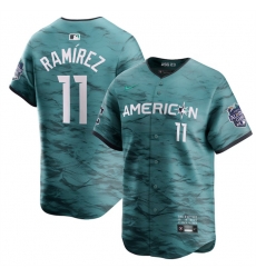 Men Cleveland Guardians 11 Jose Ramirez Teal 2023 All Star Cool Base Stitched Jersey Men Cleveland Guardians 11 Jose Ramirez Teal 2023 All Star Cool Base Stitched Jersey