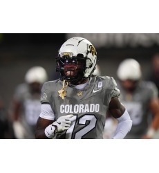 Colorado Buffaloes #12 Travis Hunter Gray New Stitched D Patch Colorado Buffaloes #12 Travis Hunter Gray New Stitched D Patch
