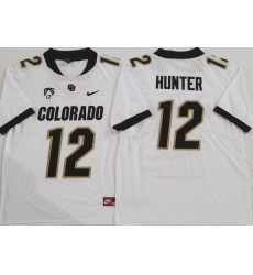Men Colorado Buffaloes Travis Hunter #12 White Stitched Football Jersey II Men Colorado Buffaloes Travis Hunter #12 White Stitched Football Jersey II