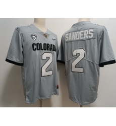 Men Colorado Buffaloes #2 Shedeur Sanders Gray 2023 FUSE Stitched Football Jersey Men Colorado Buffaloes #2 Shedeur Sanders Gray 2023 FUSE Stitched Football Jersey