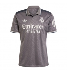 Men Soccer Real Madrid Gray Jersey