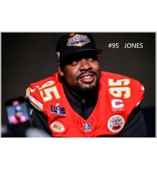 Men Kansas City Chiefs Chris Jones #95 Nike Men's Red NFL Vapor Super Bowl Jersey Men Kansas City Chiefs Chris Jones #95 Nike Men's Red NFL Vapor Super Bowl Jersey