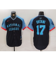Men National League 17 Shohei Ohtani Navy 2024 All Star Elite Stitched Baseball Jersey 4 Men National League 17 Shohei Ohtani Navy 2024 All Star Elite Stitched Baseball Jersey 4