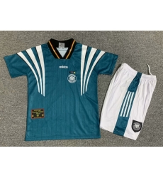 Youth Retro Soccer Jerseys Germany 1996 Away Youth Retro Soccer Jerseys Germany 1996 Away