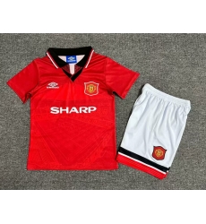 Youth Retro Soccer Jerseys Manchester United F.C. Red II Youth Retro Soccer Jerseys Manchester United F.C. Red II