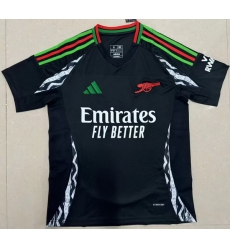 Men 2024 2025 Soccer Jersey Arsenal Black Men 2024 2025 Soccer Jersey Arsenal Black