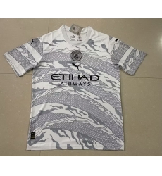 Men 2024 2025 Soccer Jersey Manchester City White Dragon Home Men 2024 2025 Soccer Jersey Manchester City White Dragon Home