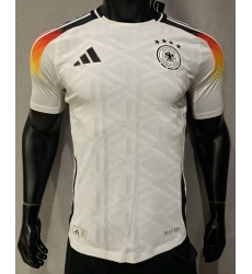 Men 2024 Soccer Jersey Germany White Men 2024 Soccer Jersey Germany White