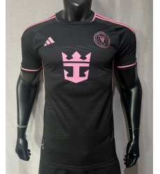 Men 2024 Soccer Jersey Miami Black Men 2024 Soccer Jersey Miami Black