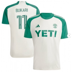 Mens Austin FC Osman Bukari adidas Tan 2024 The Armadillo Kit Replica Player Jersey