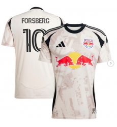 Men's New York Red Bulls Emil Forsberg adidas Tan 2025 Stone Kit Replica Player Jersey Men's New York Red Bulls Emil Forsberg adidas Tan 2025 Stone Kit Replica Player Jersey