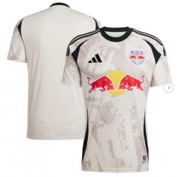 Men's New York Red Bulls adidas Tan 2025 Stone Replica Jersey
