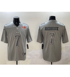 Men Philadelphia Eagles 7 Haason Reddick Grey 2025 Super Bowl LIX Patch Atmosphere Fashion Vapor Untouchable Limited Stitched Football Jersey Men Philadelphia Eagles 7 Haason Reddick Grey 2025 Super Bowl LIX Patch Atmosphere Fashion Vapor Untouchable Limited Stitched Football Jersey