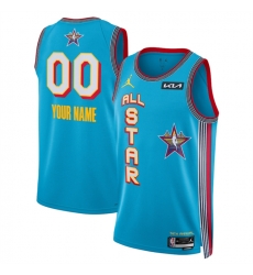 Men 2025 All Star Active Player Custom Light Blue Stitched Basketball Jersey Men 2025 All Star Active Player Custom Light Blue Stitched Basketball Jersey