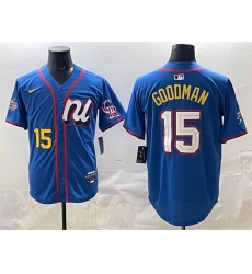 Men National League 15 Hunter Goodman Blue 2025 All Star Edition Limited Stitched Baseball Jersey