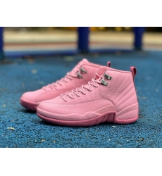Air Jordan 12 Pearl Pink Women Shoes 510815 600