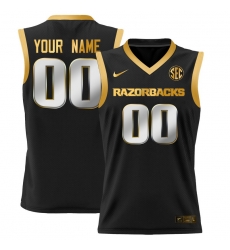 Men Women Youth Arkansas Razorbacks College Vapor Premier Limited Custom Jersey All Stitched Black Gold