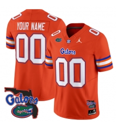 Men Women Youth Florida Gators 2024 Florida Patch Vapor Limited Custom Jersey All Stitched Orange