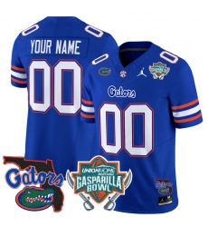 Men Women Youth Florida Gators 2024 Gasparilla Bowl Patch Vapor Limited Custom Jersey All Stitched Royal