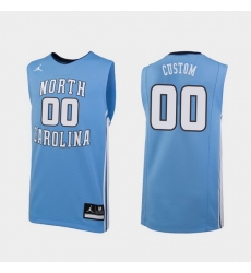 Men Women Youth Toddler North Carolina Tar Heels Custom Carolina Blue Replica College Basketball Jersey