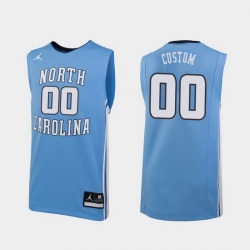Men Women Youth Toddler North Carolina Tar Heels Custom Carolina Blue Replica College Basketball Jersey