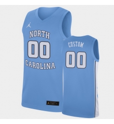 Men Women Youth Toddler North Carolina Tar Heels Custom College Basketball Carolina Blue Replica Jersey