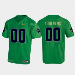Men Women Youth Toddler Notre Dame Fighting Irish Custom 00 Kelly Green Replica Football Jersey