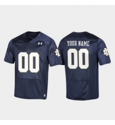 Men Women Youth Toddler Notre Dame Fighting Irish Custom 00 Navy Replica Football Jersey