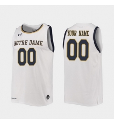 Men Women Youth Toddler Notre Dame Fighting Irish Custom Replica White College Basketball 2019 20 Jersey
