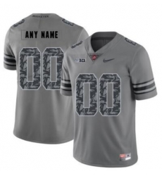 Men Women Youth NCAA Ohio State Buckeyes Custom Gray Jersey