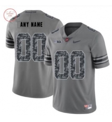 Men Women Youth Ohio State Buckeyes Gray Customized Jersey Men Women Youth Ohio State Buckeyes Gray Customized Jersey