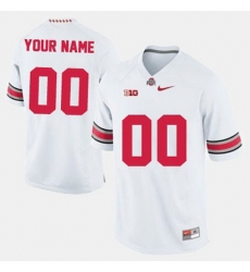 Men Women Youth Toddler Ohio State Buckeyes Custom College Football White Jersey