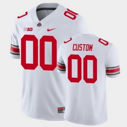 Men Women Youth Toddler Ohio State Buckeyes Custom College Football White Playoff Game Jersey