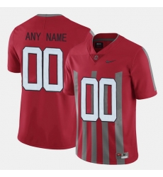 Men Women Youth Toddler Ohio State Buckeyes Custom Throwback Red Jersey