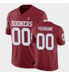 Men Women Youth Toddler Oklahoma Sooners Custom Game Crimson College Football Jersey